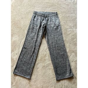 Under Armour Mens Cold Gear Loose‎ Heathered Gray Sweatpants Pockets Size M